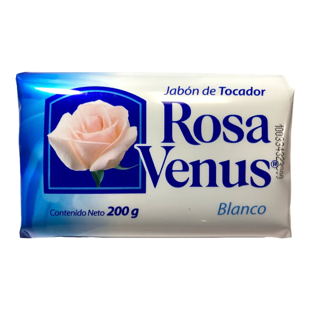 7501026006852 ROSA VENUS JABON DE TOCADOR BLANCO 200g - Image 1