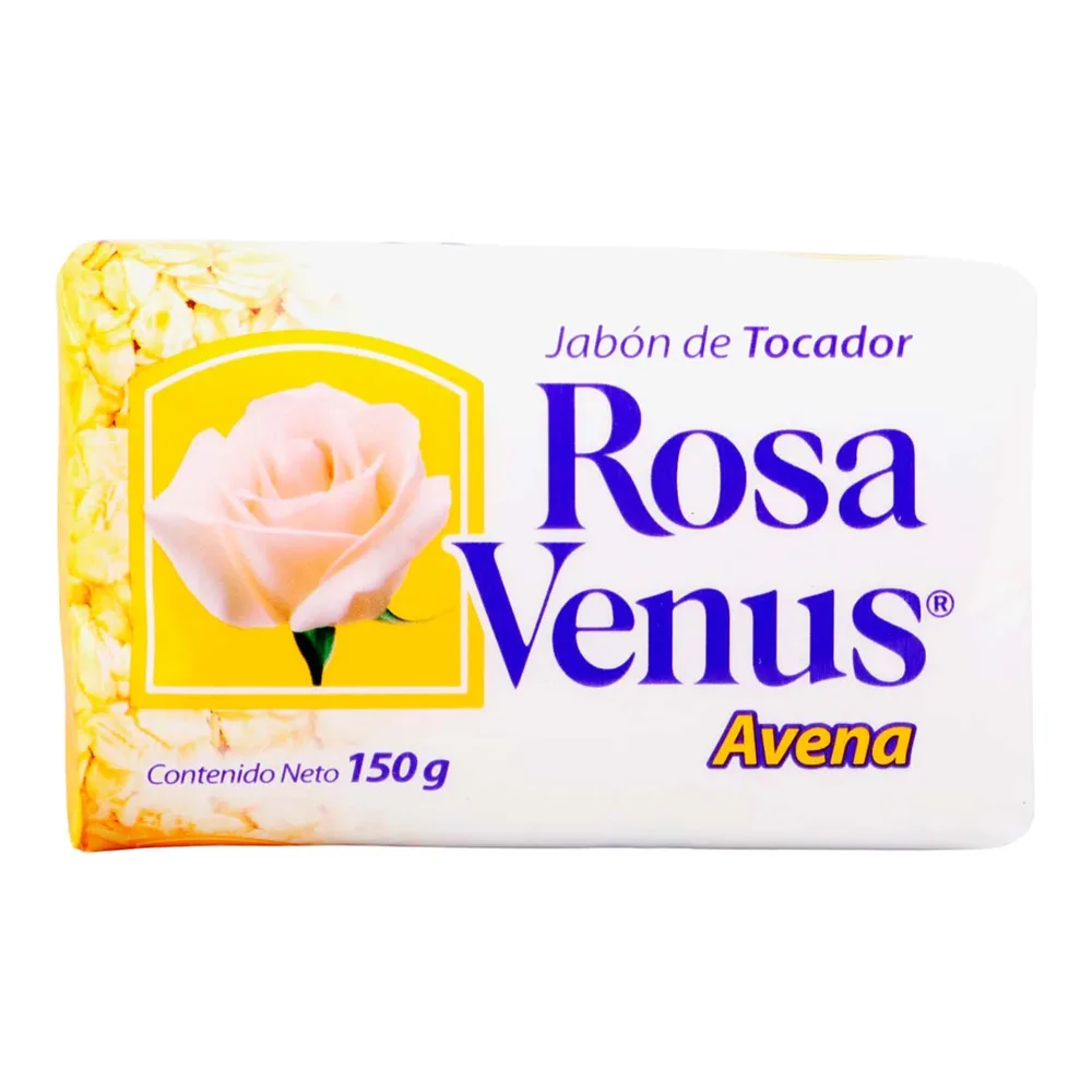 7501026027062 ROSA VENUS BAR SOAP AVENA 150g - Image 1