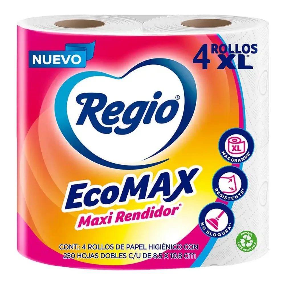 7501036624572 REGIO LUXURY BATH TISSUE 4RL - Image 1