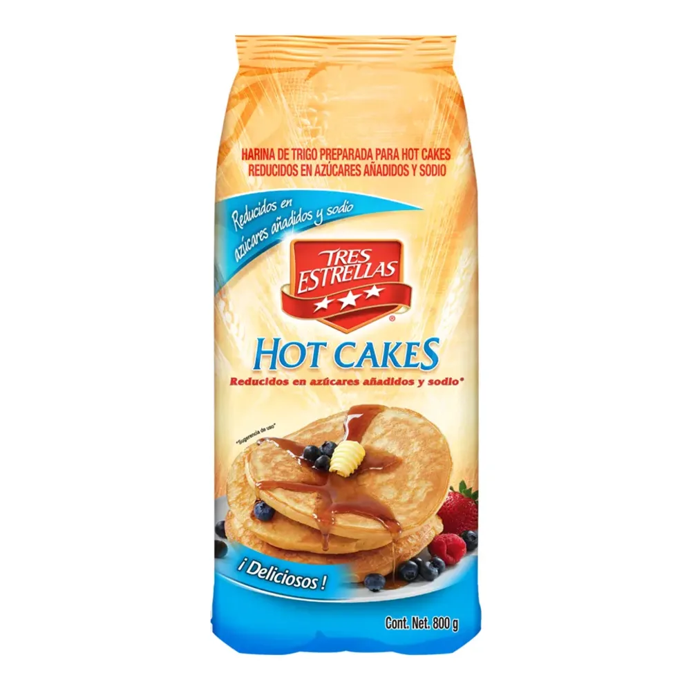 7501069213958 TRES ESTRELLAS HOT CAKES PANCAKE 28Z - Image 1