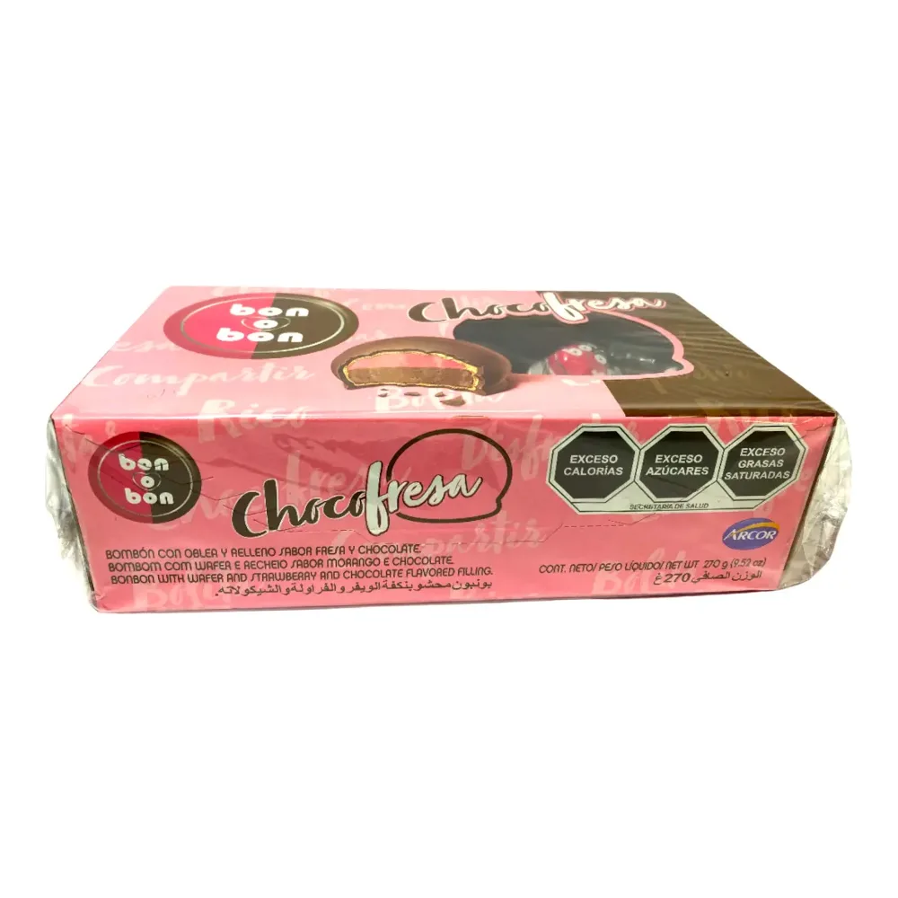 7503030456104 ARCOR BOMBON CHOCO FRESA 270G - Image 1