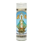 CANDLES VIRGEN DE SAN JUAN WHT