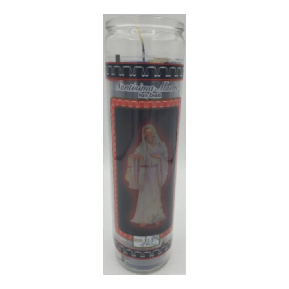7506196260370 CANDLES SANTISIMA MUERTE BLACK - Image 1