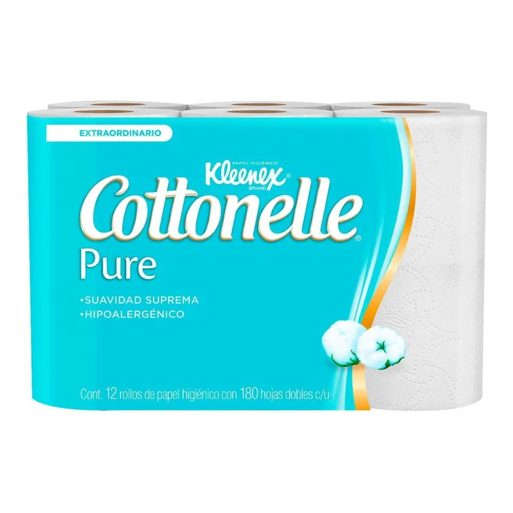7506425605316 COTTONELLE PURE TOILET PAPER 12RL - Image 1