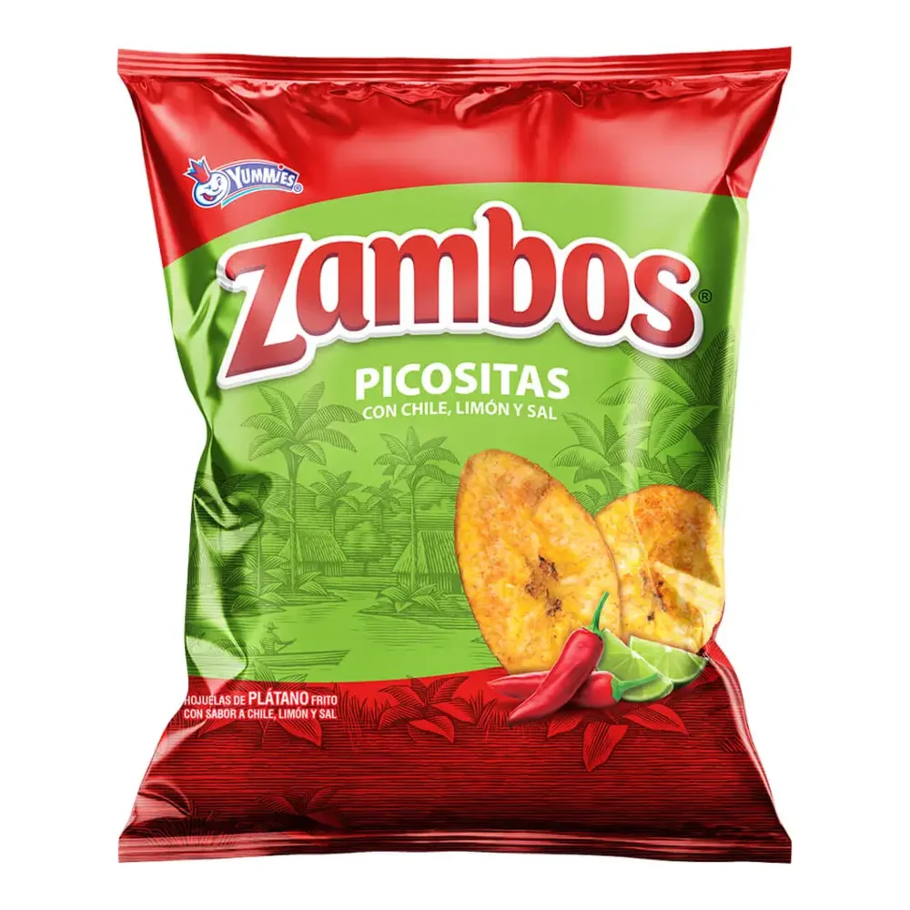 750894610310 ZAMBOS CHIPS XL CHILE LIMON 9Z - Image 1