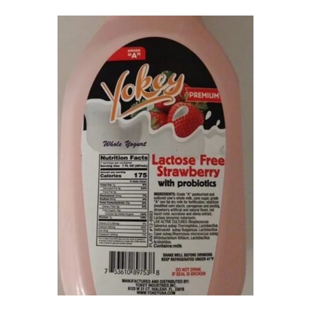 753610897538 YOKEY YOGURT STRAWBERRY 52Z - Image 1