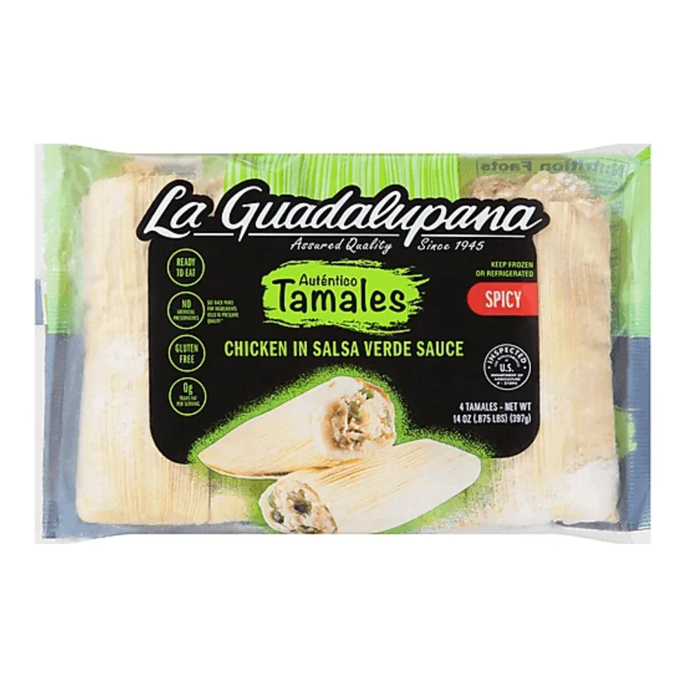 755157003441 GUADALUPANA TAMALES CHK HOT 4PK - Image 1