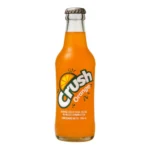 TIKY ORANGE SODA GLASS 11Z