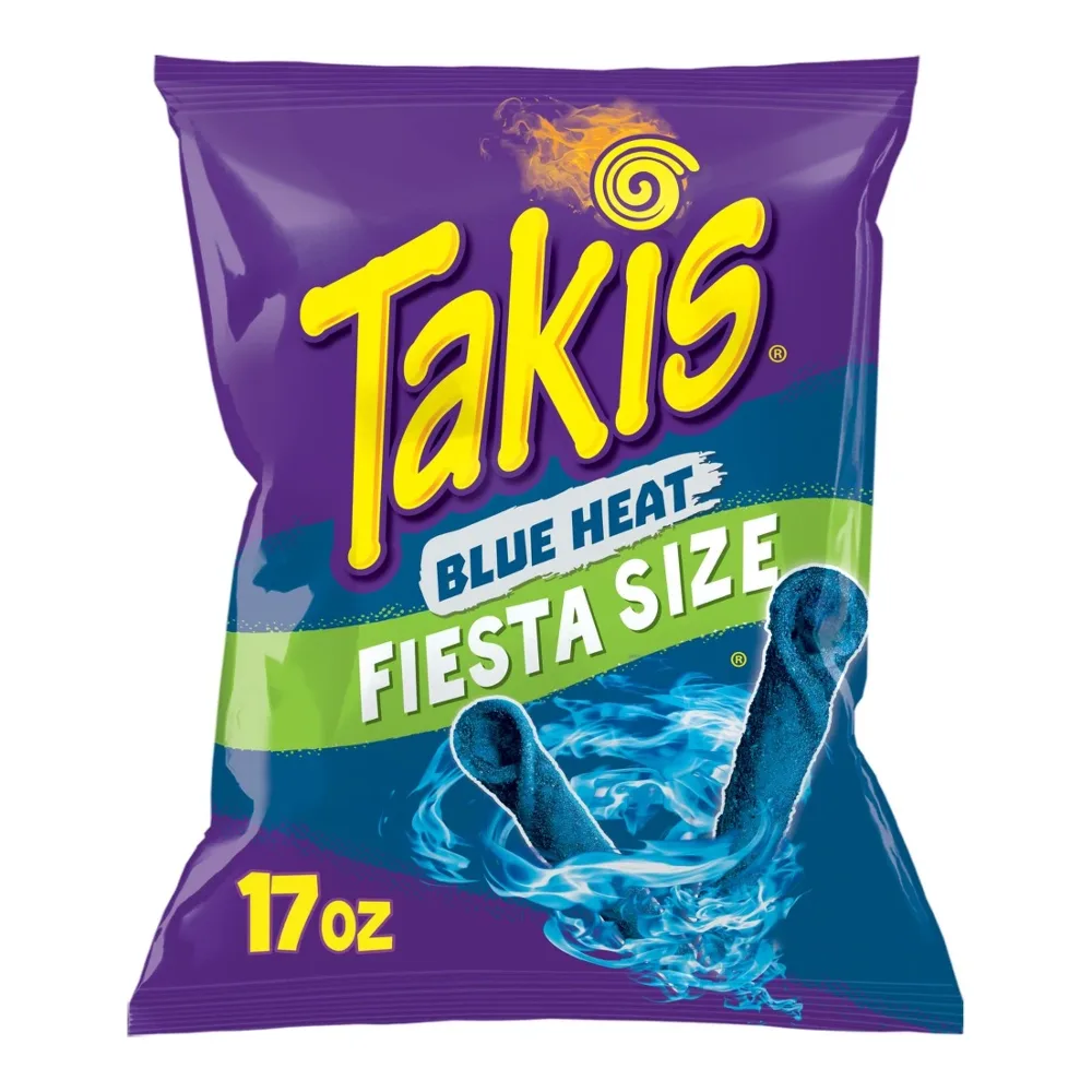 757528048129 BARCEL TAKIS FIESTA BLUE HEAT 17Z - Image 1