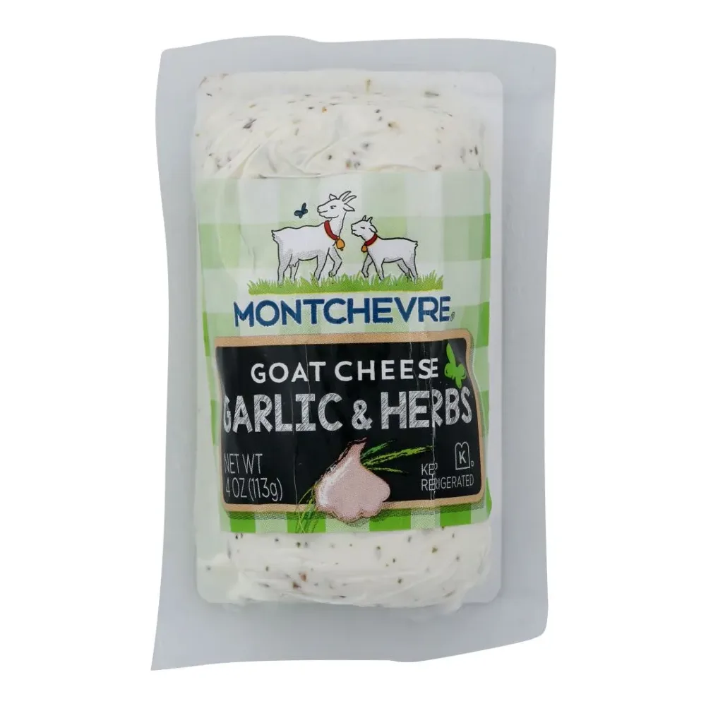 761657904164 MONTCHEVRE GOAT CHEESE GARLIC & HERBS 4Z - Image 1