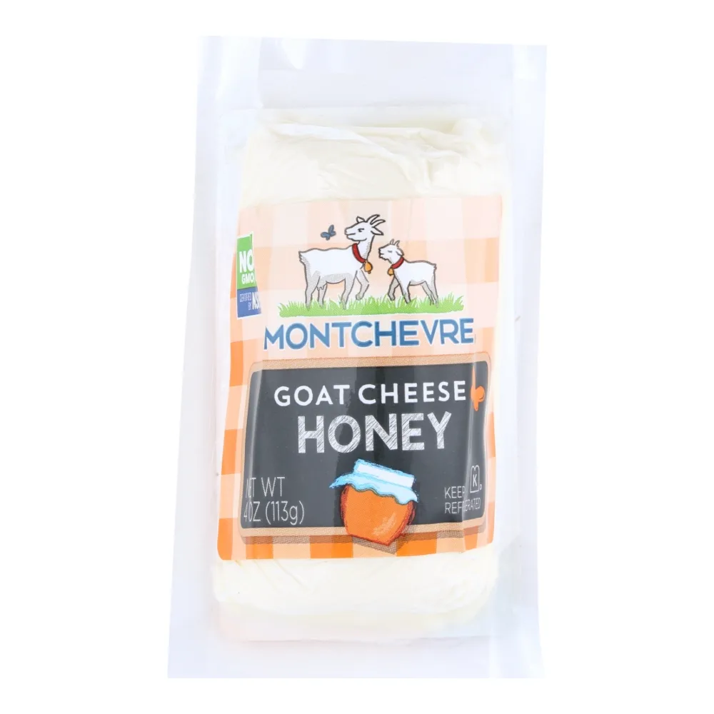 761657924179 MONTCHEVRE GOAT CHEESE HONEY 4Z - Image 1