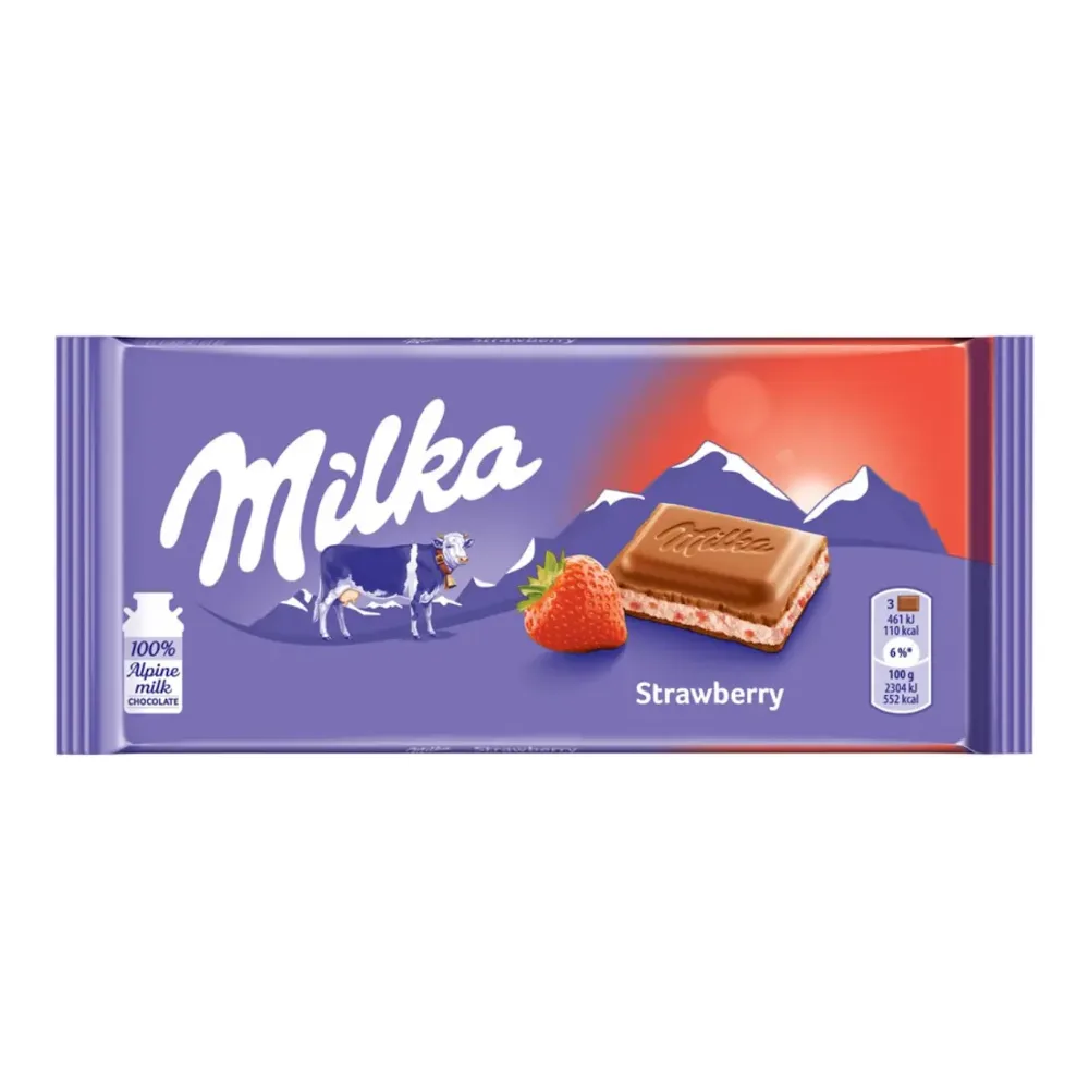 7622200007332 MILKA STRABERR CHOCO BAR 3.5Z - Image 1