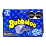 BUBBALOO GUM MORA AZUL 47CT