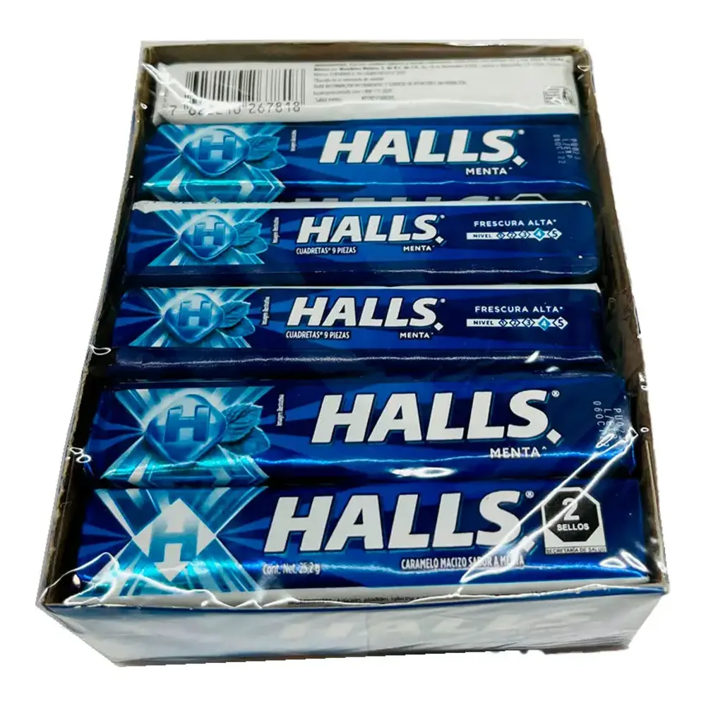 7622210267818 HALLS MENTA DROPS 9CT - Image 1