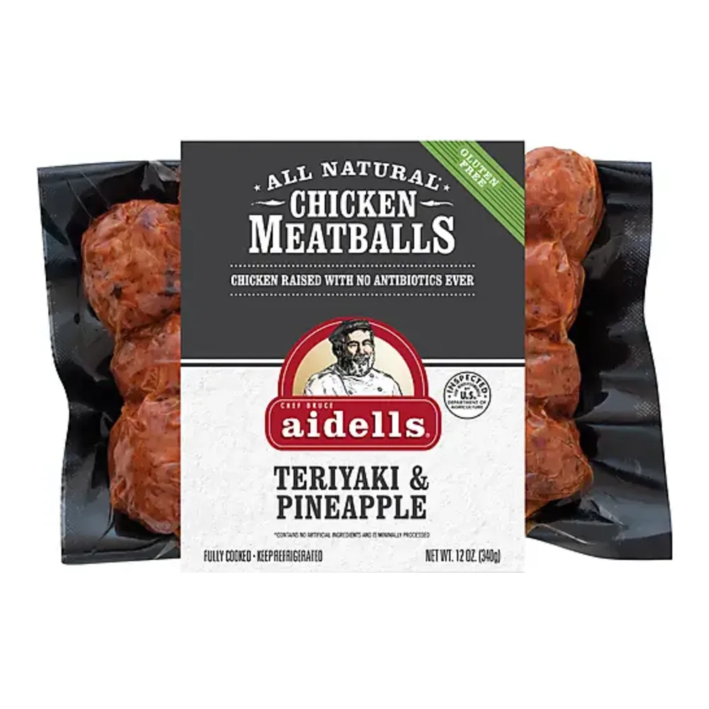 764014882020 AIDELLS CHICK/TERIYAKI/PINE MEATBALLS 12Z - Image 1