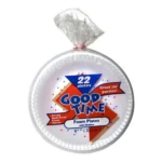 GOOD TIME 8 7/8" FOAM PLATES 22CT