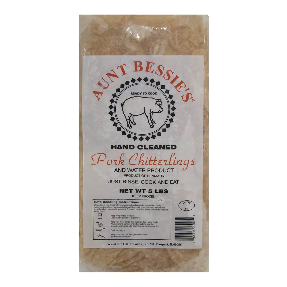 765614000012 AUNT BESSIES PORK CHITTERLINGS 5LB - Image 1