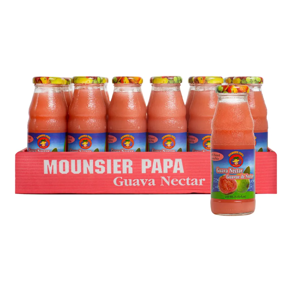 766375002260 MOUNSIER PAPA GUAVA NECTAR 8OZ - Image 1