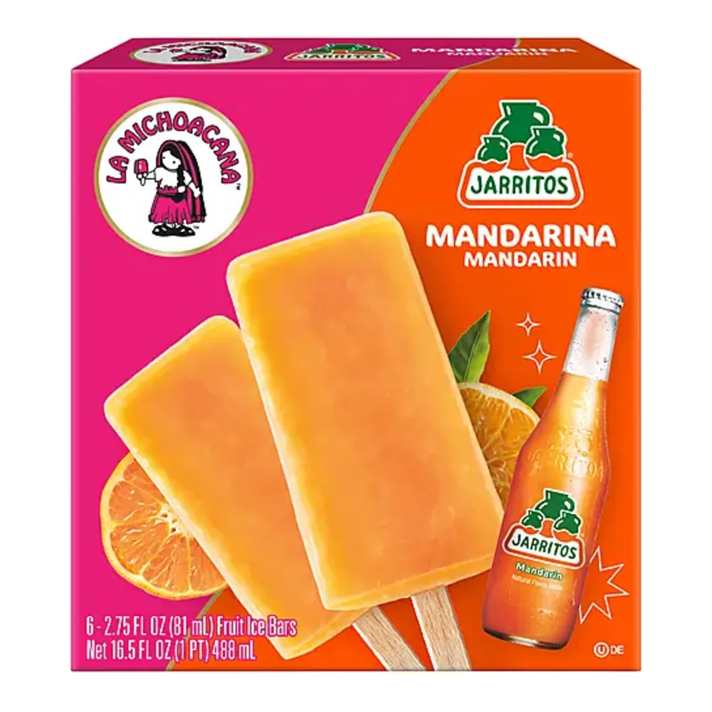 767778051244 MICHOACANA JARRITOS PINA POPS 6CT - Image 1