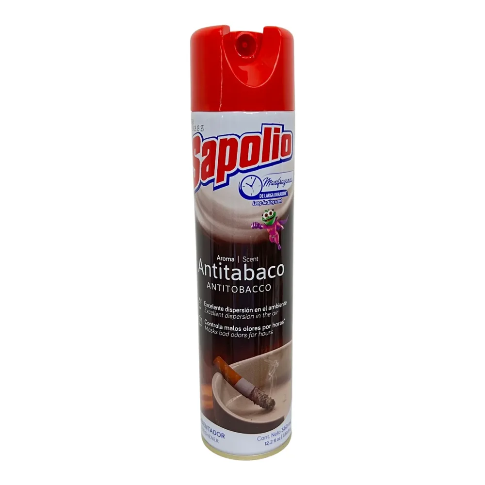 7751851006026 SAPOLIO AMBIENTADOR SPRAY ANTITABACO 12Z - Image 1