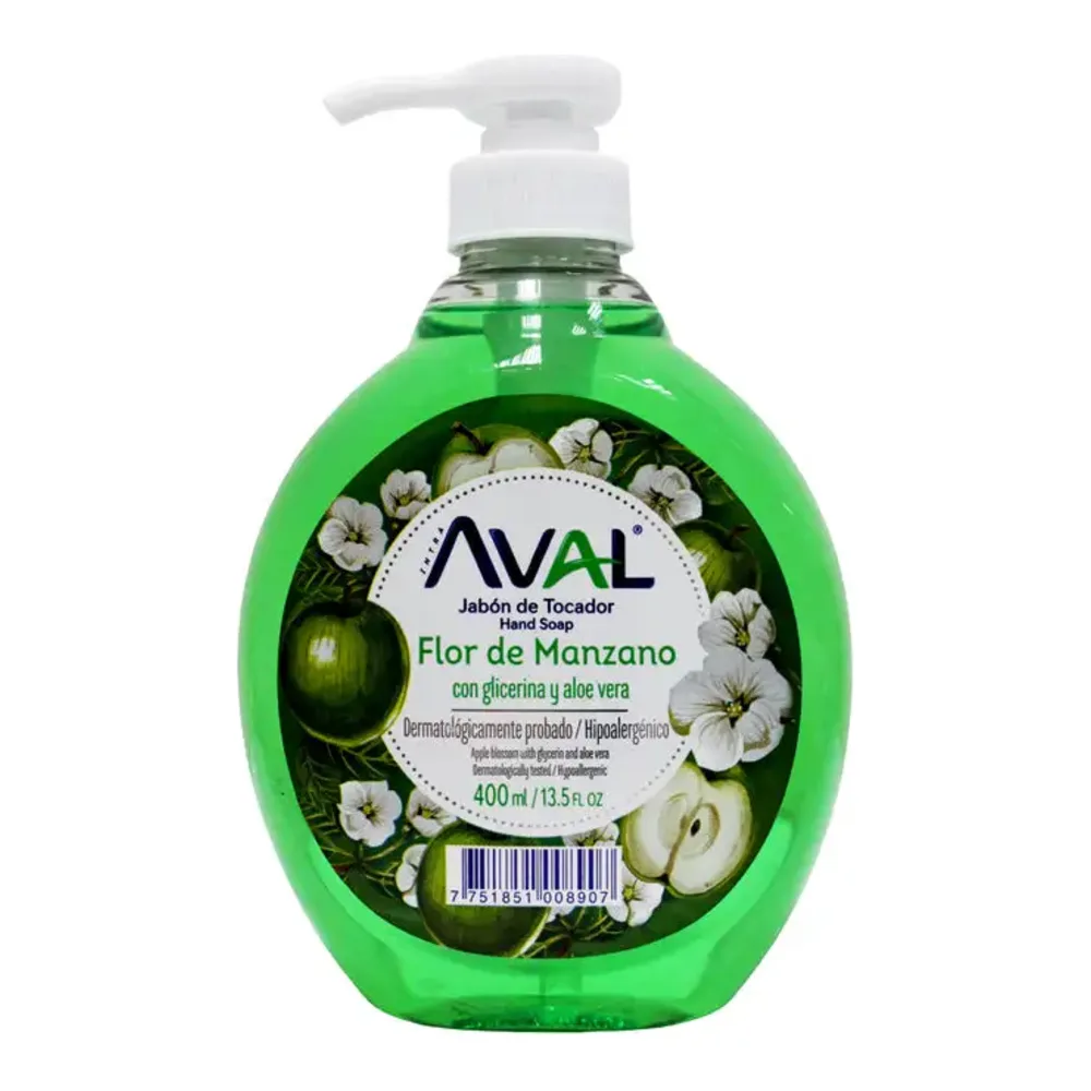 7751851008907 AVAL JABON LQ MANOS MANZANA 13Z - Image 1