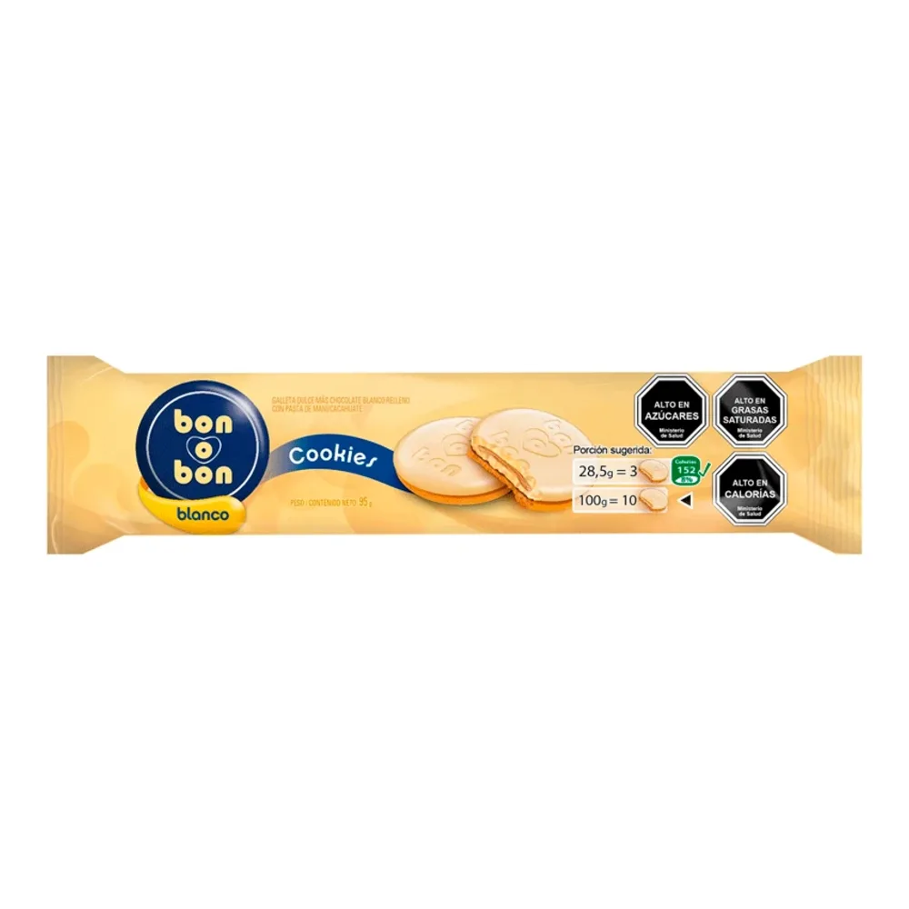 7802225640848 ARCOR BON O BON COOKIES BLANCO 3Z - Image 1