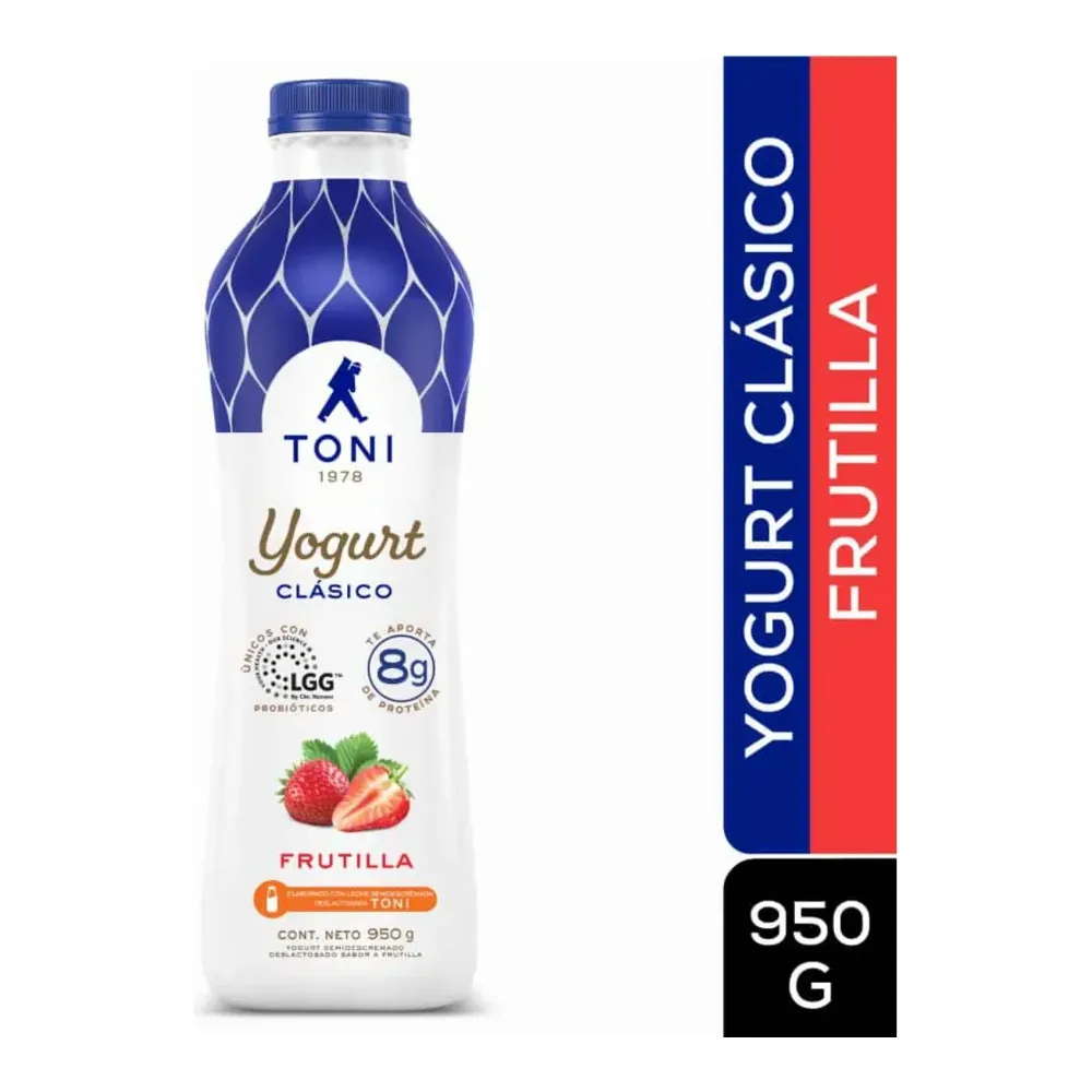 7861012515257 TONI YOG FRUTILLA STRBRY 950G - Image 1