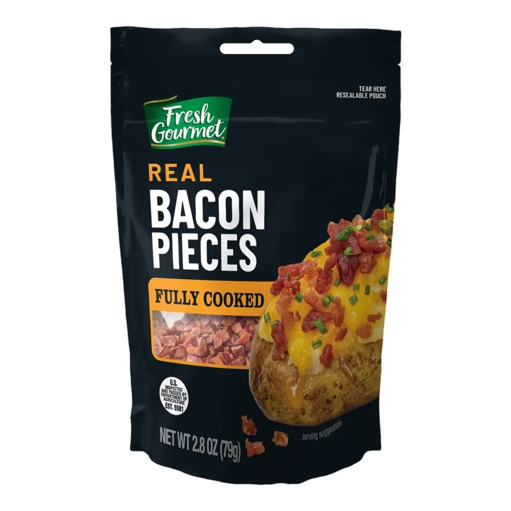 787359178818 FRESH GOURMET REAL BACON 2.8Z - Image 1
