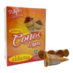 ALDAMA CONO DULCE DE LECHE 12PK