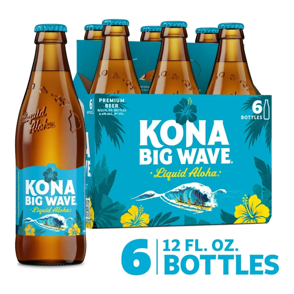796030114960 KONA BIG WAVE GOLD ALE 12Z/6PK - Image 1