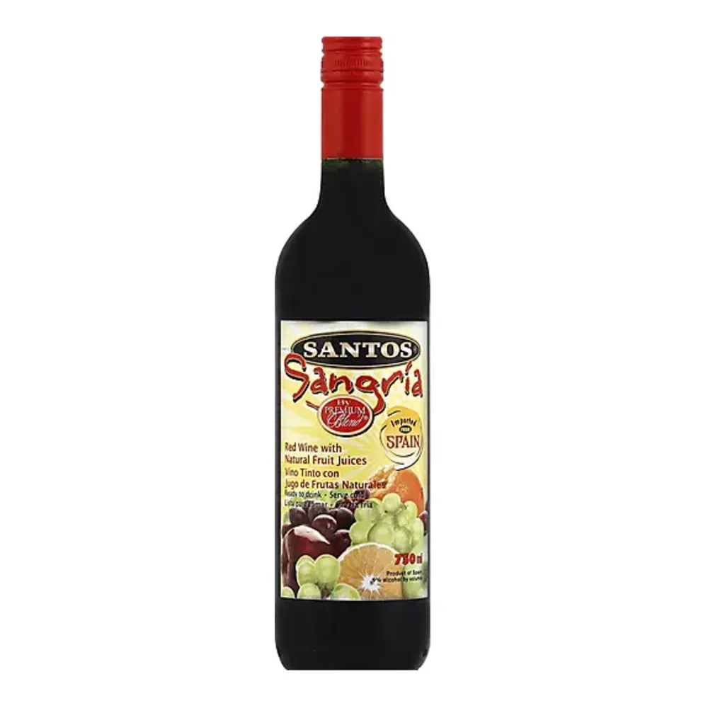 799159060064 SANTOS SANGRIA RED WINE 750ML - Image 1