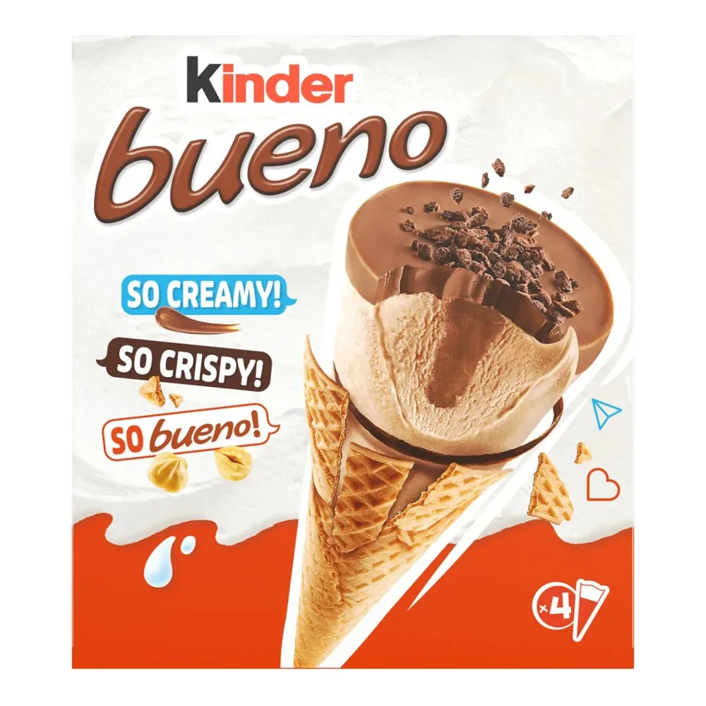 8000500384664 KINDER BUENO CHOCO ICE CREAM 4PK - Image 1