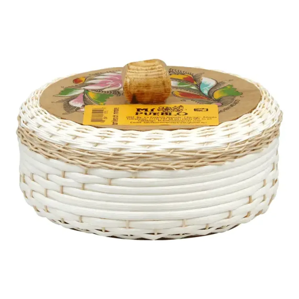 805541610127 HAND PAINTED TORTILLA WARMER SML - Image 1