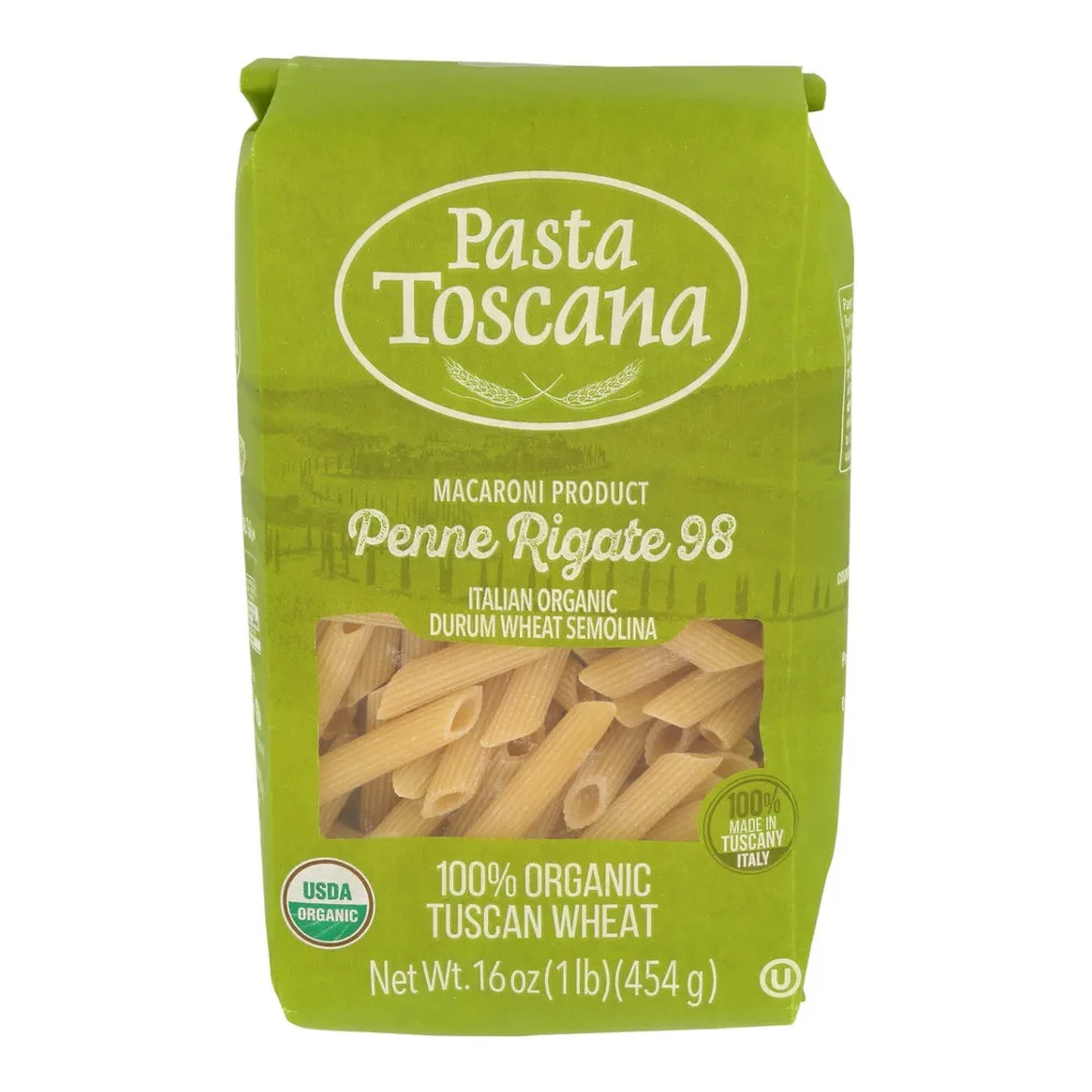 810013200263 PASTA TOSCANA ORG PENNE RIGATE 16Z - Image 1