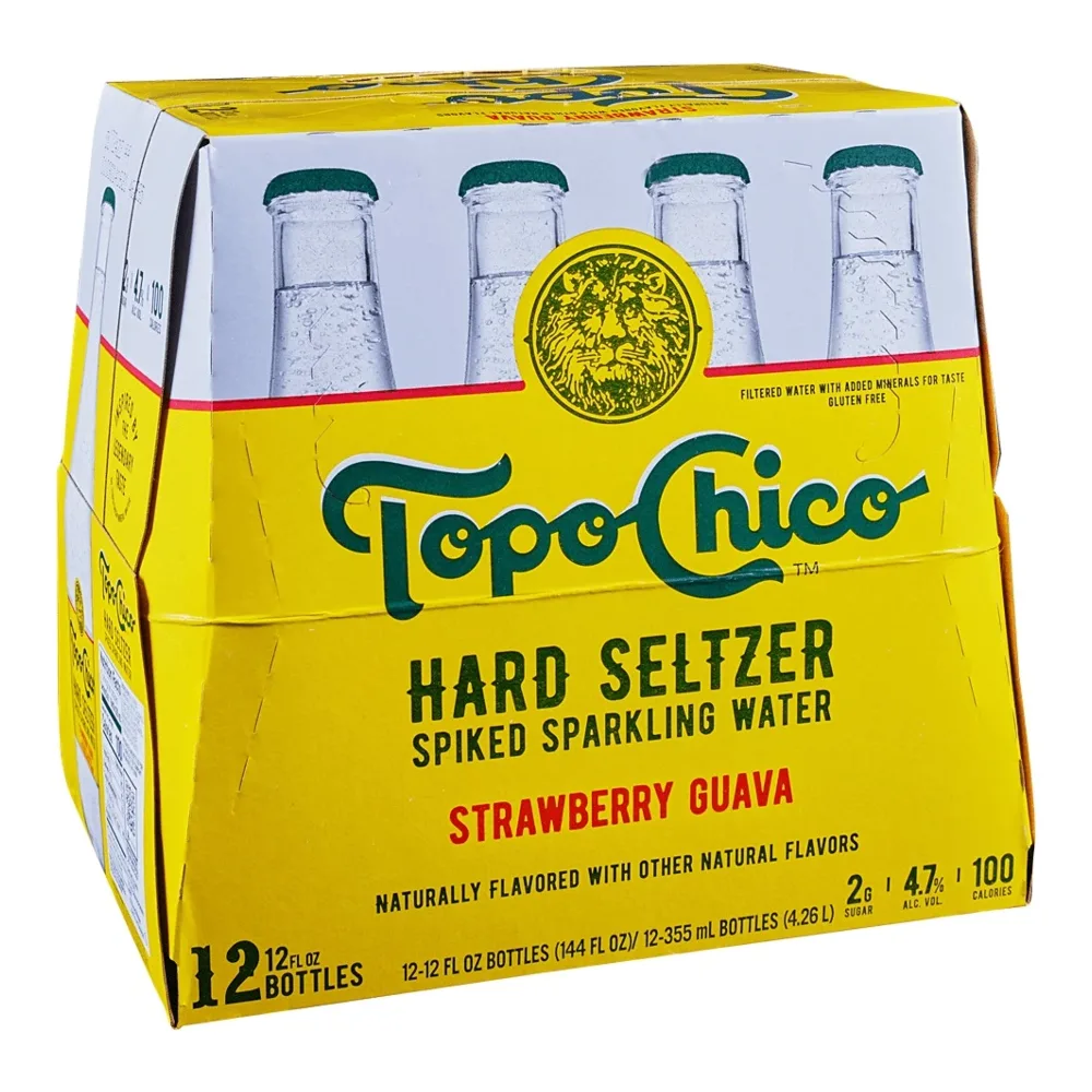 810078780076 TOPO CHICO HARD STRB/GUAVA 12Z/12PK - Image 1