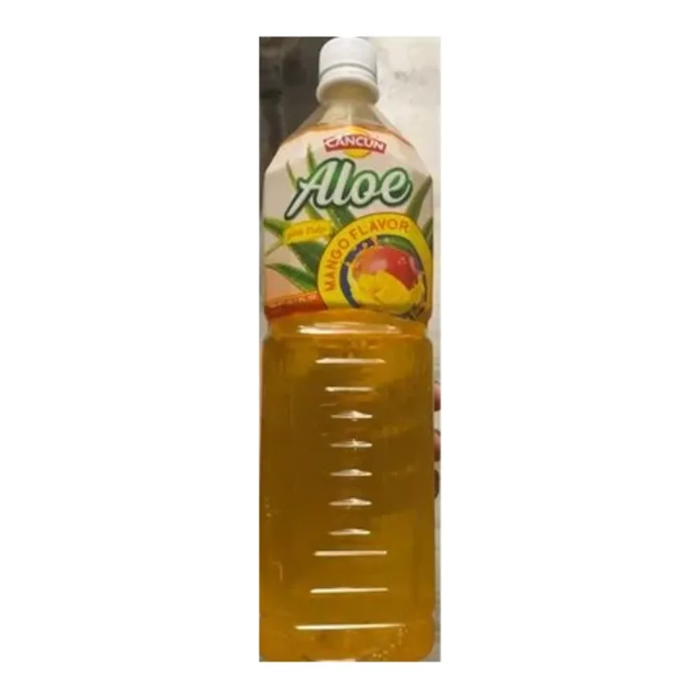 810096770141 CANCUN ALOE VERA MANGO 1.5LT - Image 1
