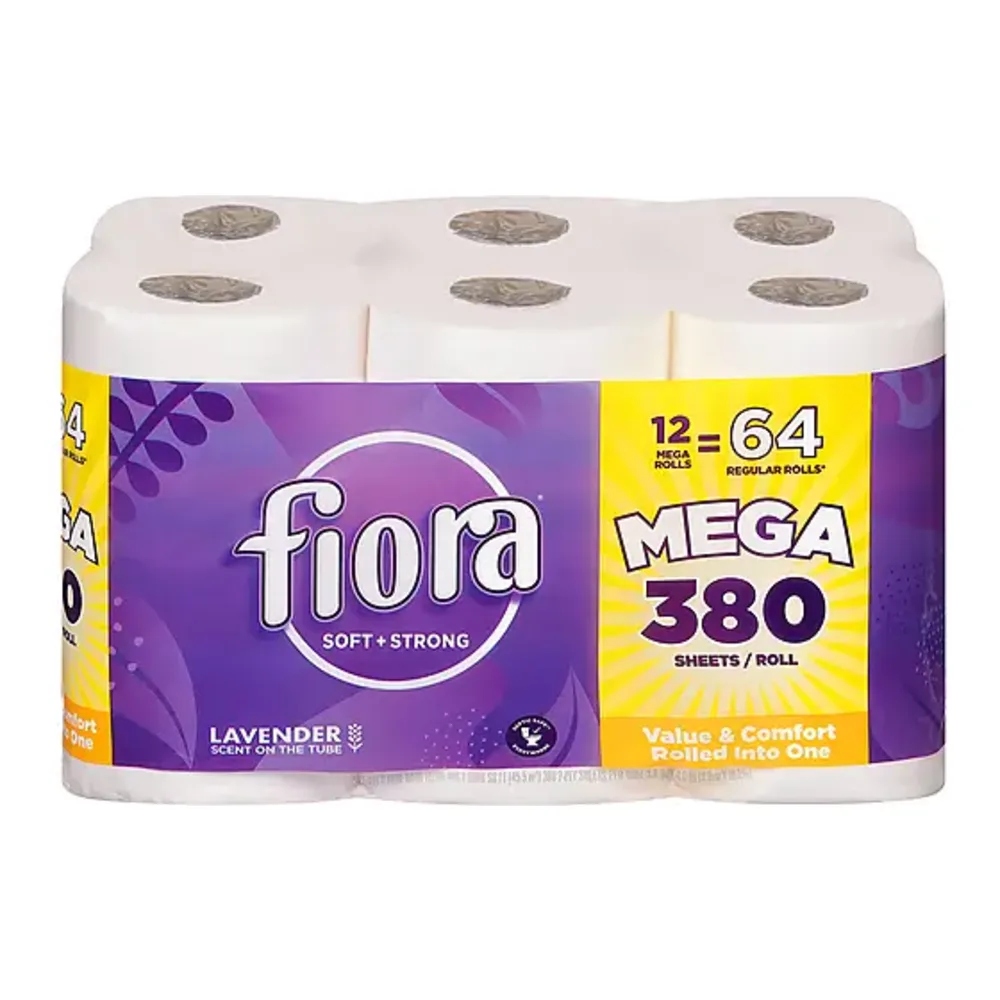 810326014694 FIORA 12MR LAV BATH TISSUE 12RL - Image 1