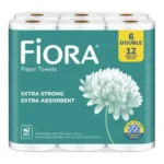 FIORA DBL KITCHEN TOWELS 6PK