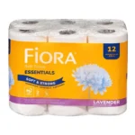 FIORA BATH TISSUE LAVENDER 2PL 12RL