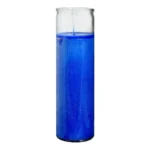 CANDLE - CLEAR BLUE WAX