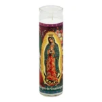 CANDLE - GUADALUPE WHITE