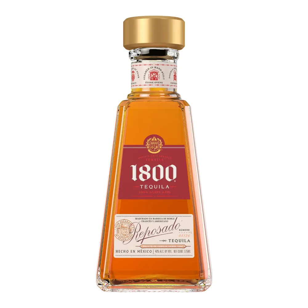811538010221 1800 TEQUILA REPOSADO 375ML - Image 1