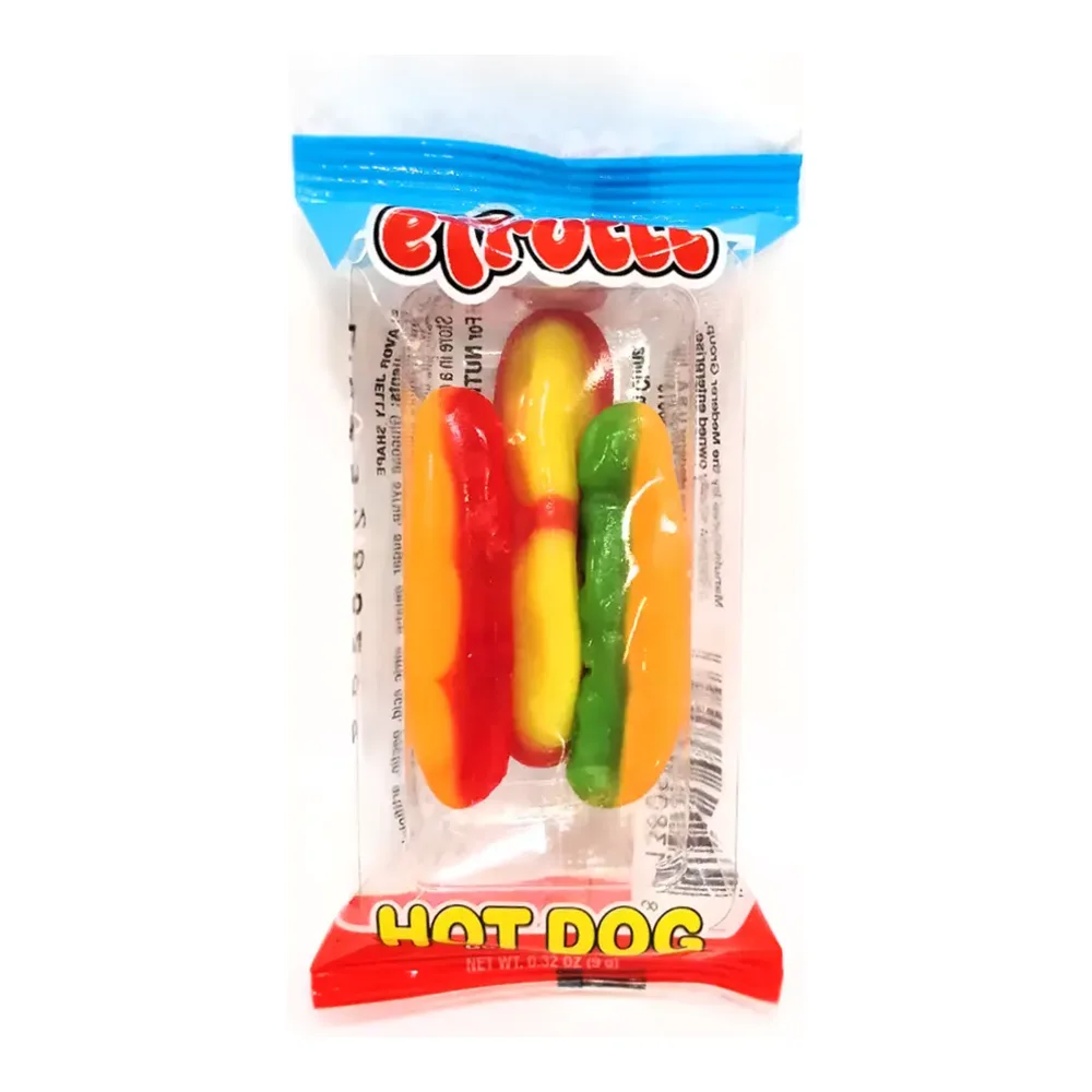 813805005046 EFRUTTI HOT DOG GUMMI CANDY 1CT - Image 1