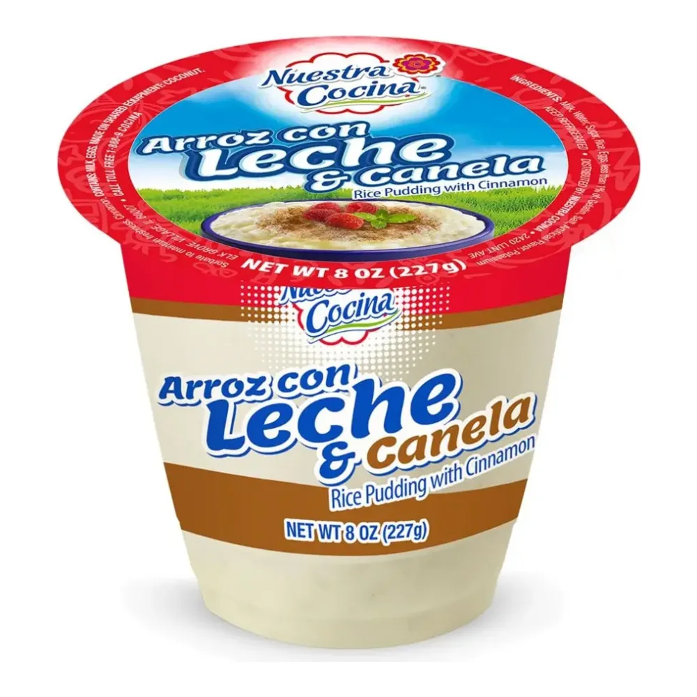814633019458 NUESTRA COCINA ARROZ CON LECHE 8Z - Image 1