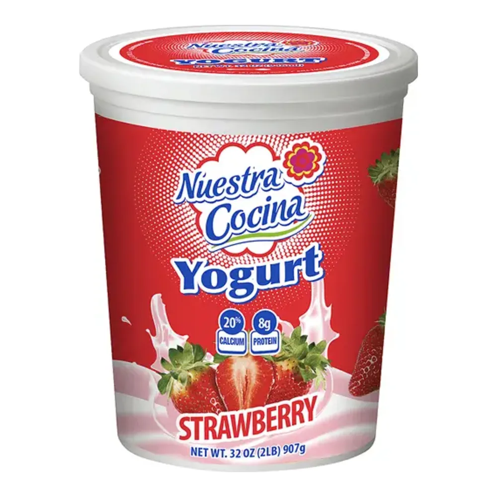 814633019601 NUESTRA C/YOGURT STRBRY 32Z - Image 1