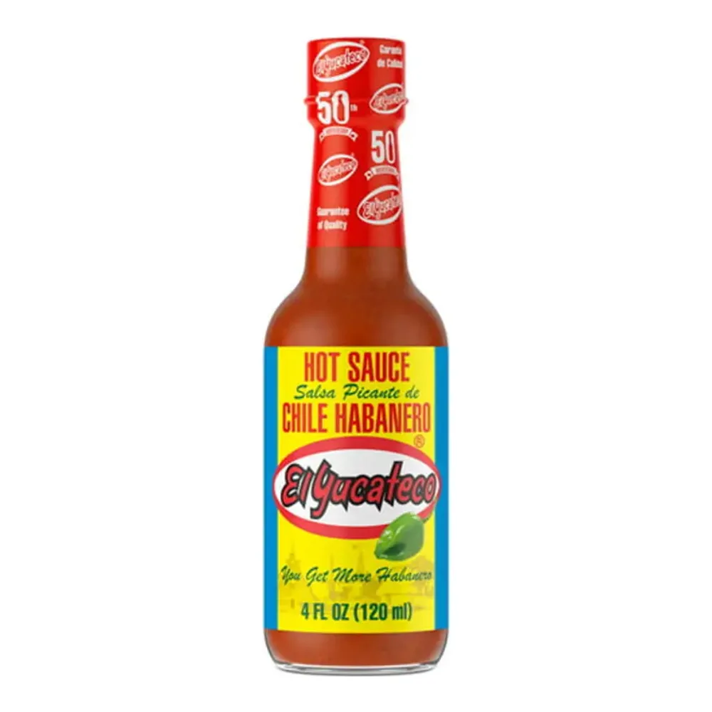 816493010019 EL YUCATECO RED HOT HABANERO 4Z - Image 1