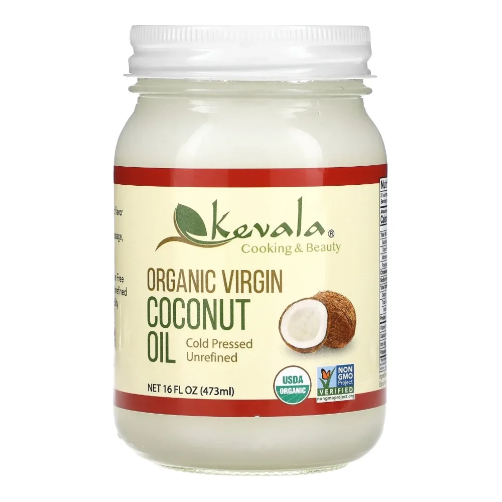 816536011577 KEVALA ORGANIC RAW COCONUT OIL 16Z - Image 1