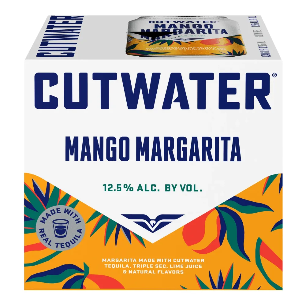 816751022105 CUTWATER MNGO MARGARITA 12Z/4PK - Image 1