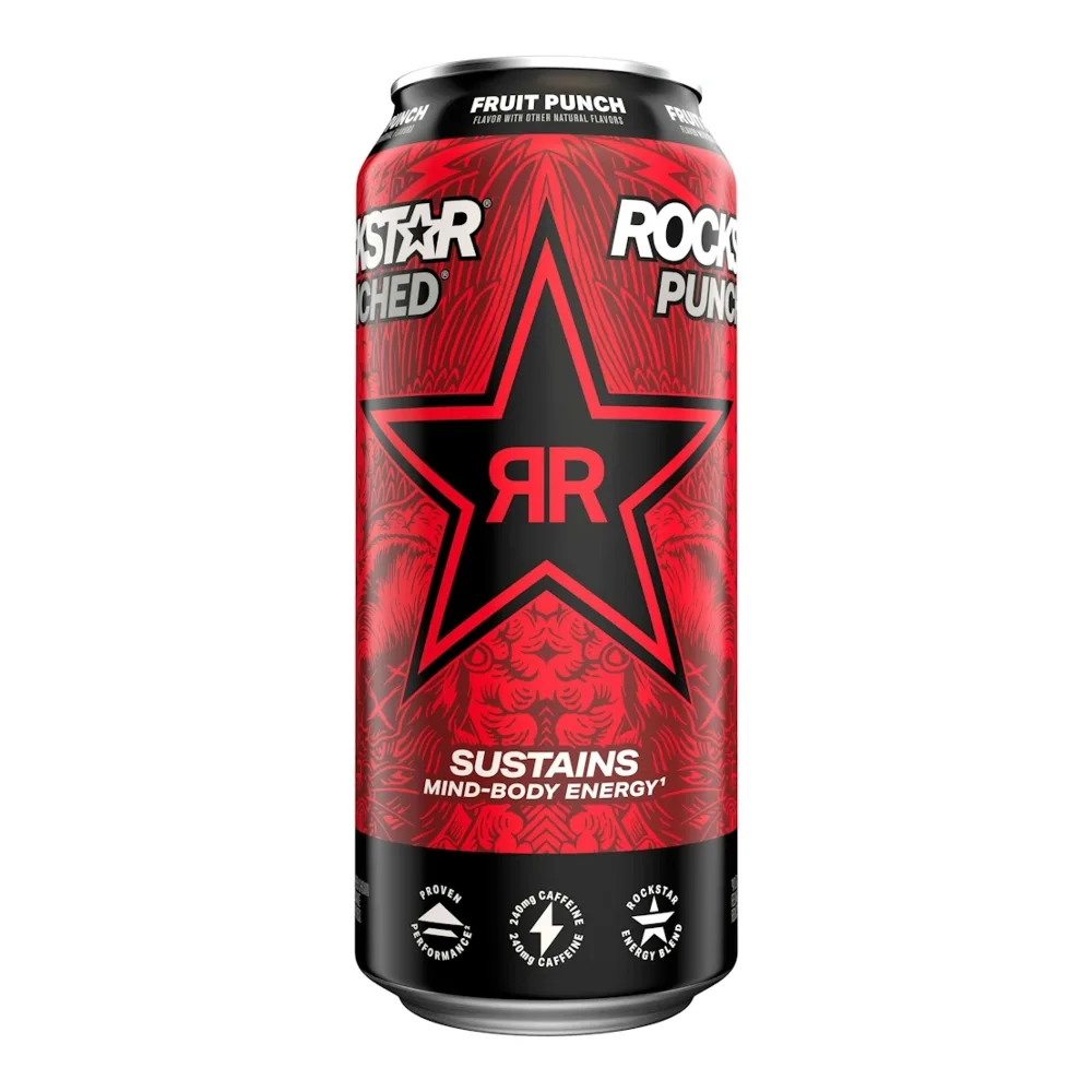 818094005746 ROCKSTAR FRUIT PUNCH ENERGY 16Z - Image 1