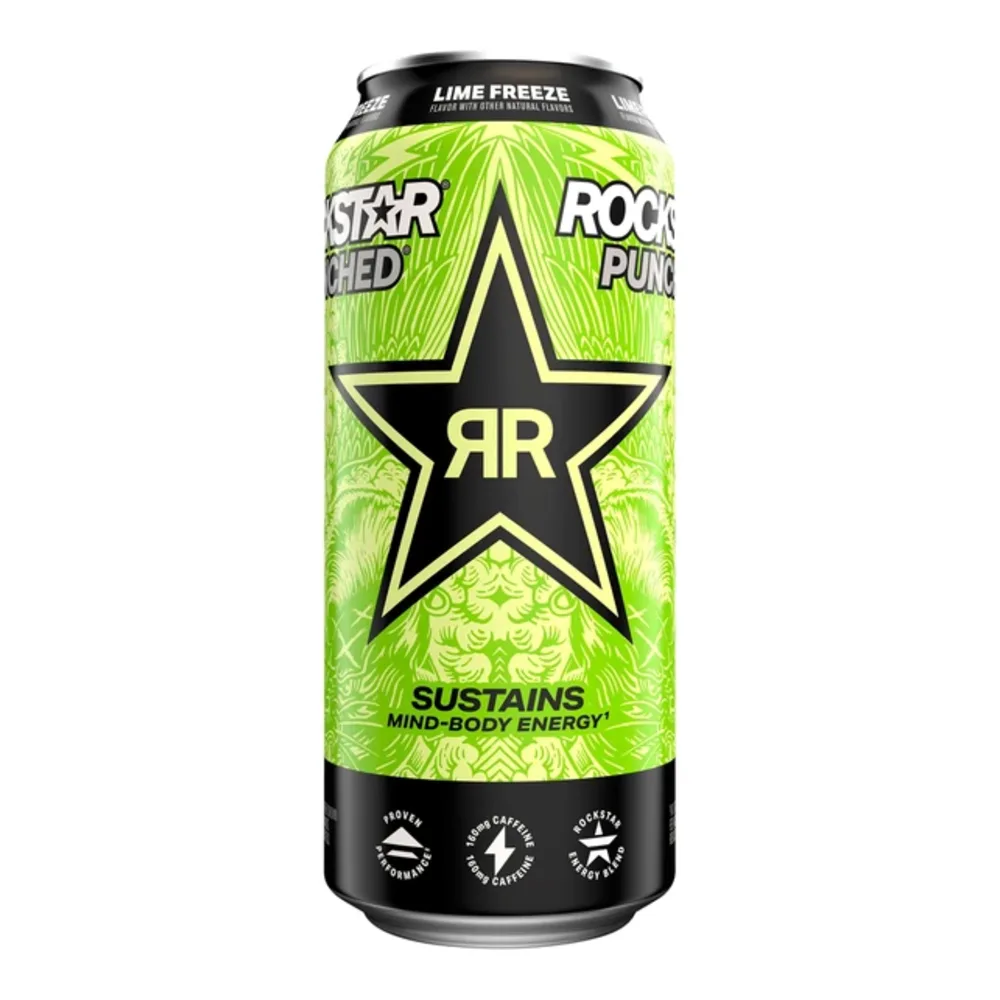 818094005876 ROCKSTAR LIME ENERGY DRINK 16Z - Image 1